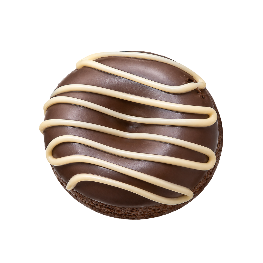 Chocolate Peanut Butter Mini Donut